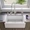 Alfi Brand 30" White Smooth Apron Solid Thick Wall Fireclay Sgl Bowl Farm Sink AB3018SB-W - alternate 4